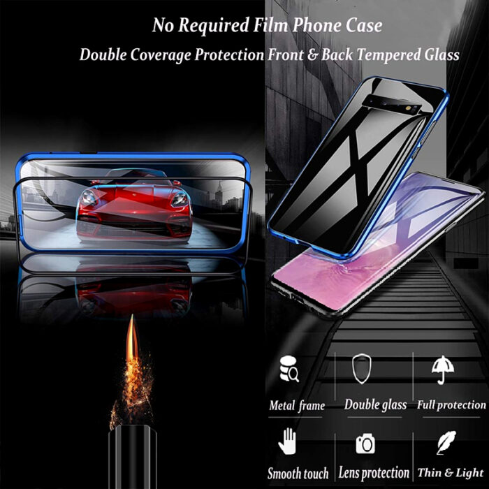 360 Full Protection Magnetic Case For Huawei P30 P20 P40 Lite E For Mate 20 Lite Double Glass Case For Honor 9X 8X 30 50 20 Pro – Bild 5