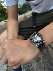 DUNCOUGAR Automatikuhr Edelstahl Herren Business Sport mechanische Armbanduhr – Bild 6