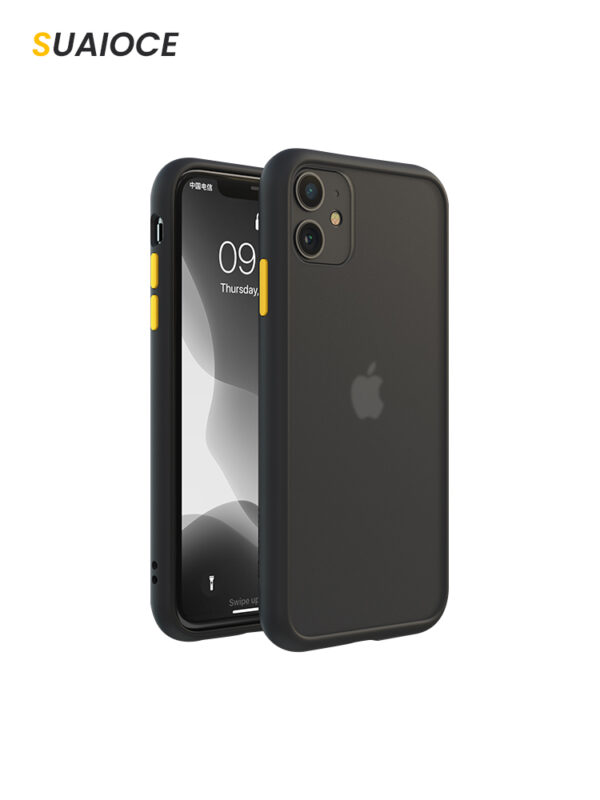 SUAIOCE Original Shockproof Case For iPhone 11 Pro Max X XS XR MAX 7 8 Plus SE 2020 Transparent Cover Silicone Case