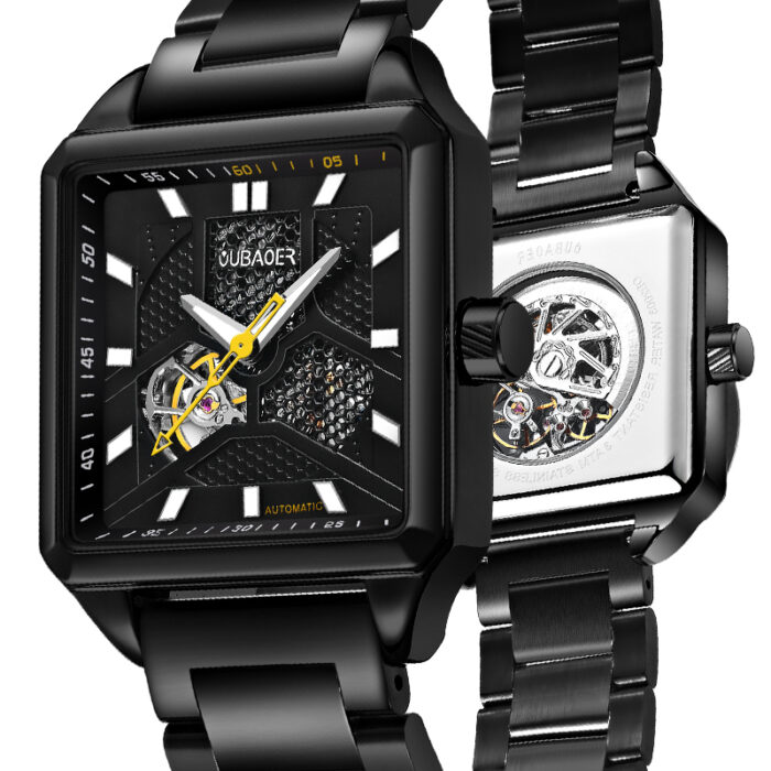 Armbanduhren Skeleton Mechanische Uhr Männer Automatische Männliche Uhr – Bild 1