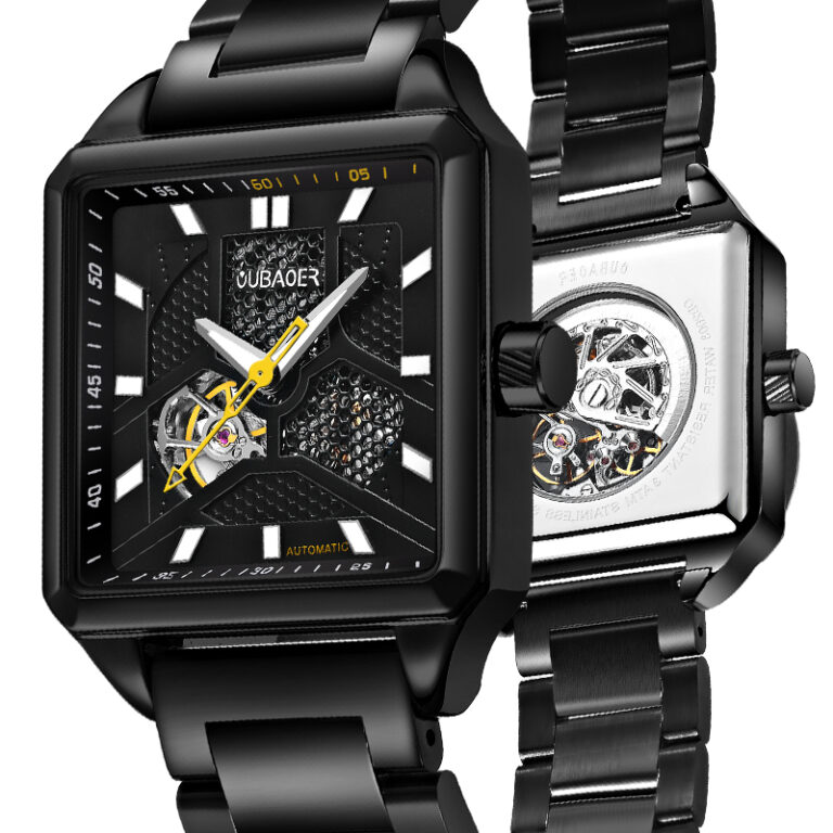 Armbanduhren Skeleton Mechanische Uhr Männer Automatische Männliche Uhr – Bild 1
