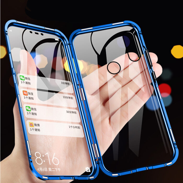 360 Full Magnetic Case For Huawei Nova 3 Glass Case for Huawei Nova 3i Nova 3E Case Magnet Tempered Glass Cover phone case – Bild 1