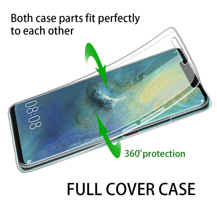 360 Double Silicone Case for Huawei P30 P20 Pro Y9 Y6 Y7 Prime 2019 Case for  Mate 10 20 Lite P Smart Plus Nova 2i 3E 10i Cases – Bild 3