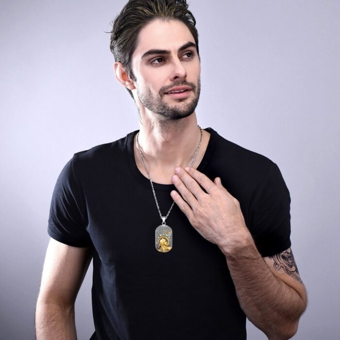 U7 Scorpio 12 Constellations Necklace Birthday Gifts  Stainless Steel Amulet Horoscope Pendant Zodiac Star Sign Jewelry P1224 – Bild 3