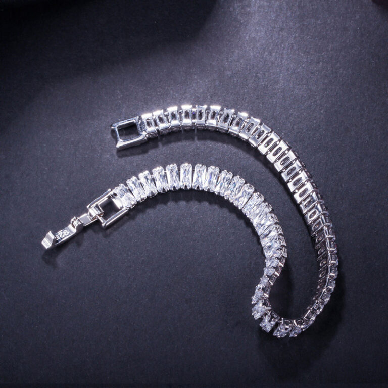 CWWZircons High Quality Cubic Zirconia Stones Luxury Yellow Gold Dubai Jewelry Wrap Bracelet for Women Wedding Party Gift CB029 – Bild 5