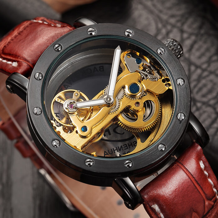 HTB1j.vsaxSYBuNjSspjq6x73VXa5.jpg Man's Automatic Golden Bridge Mechanical Leather Strap Skeleton Watch – Bild 1
