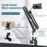 OUTMIX 360Degree Long Arm Tablet Holder Stand for 4 to 11inch Tablet Smartphone Bed Desktop Lazy Holder Bracket Support for iPad – Bild 4