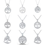 Necklace Tree of Life silver chain pendant necklace for women pendants beautiful gift for girls and woman necklace