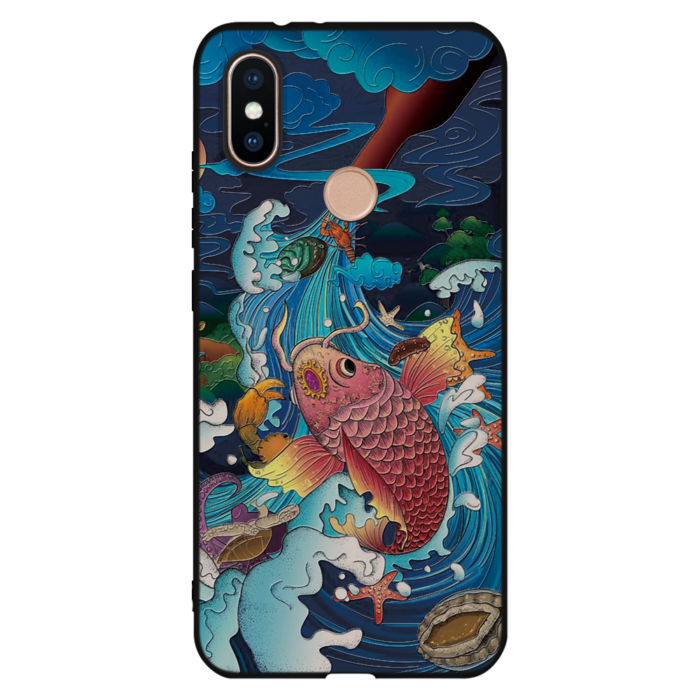 3D Relief Case For Xiaomi Mi A3 10 9 SE 11 10T Lite Pro Poco X3 NFC Cover Redmi Note 10 8 7 9 Pro 8T 9s 6 5 9C TPU Case Animals – Bild 2