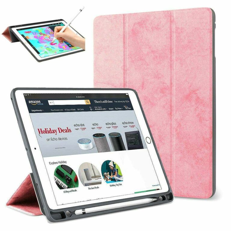 Pencil Holder Trifold Stand for iPad Pro 12.9 Auto Sleep/Wake Protective Case – Bild 1