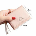 Cute Women Wallet Card Holder Female Girls Card Case Mini Tassel Small Wallet Coin Purse Short Multi-card Pocket Wallet – Bild 6
