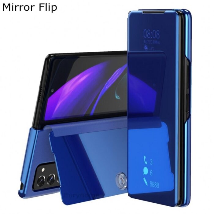 Hd5111c69594a4459b78cfc83c3984b205.jpg Phone Cover For Samsung Galaxy Z Fold 2 5G W21 W20 Mirror Plating PU – Bild 1