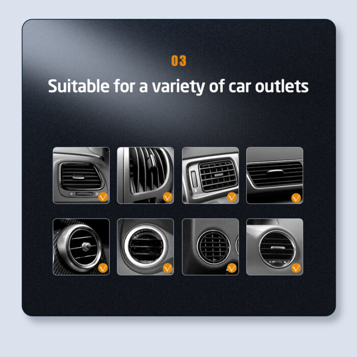 ESR Car Phone Holder For iPhone Gravity Mobile Phone Holder Universal Car Mobile Phone Holder Air Vent Mount Stand for 4-7 inch – Bild 5