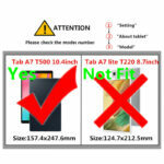 Smart Case Cover for Samsung Galaxy Tab A7 10.4inch 2020 Case SM-T500 T505 T507 Leather Stand Funda for Galaxy Tab A7 A 7 Cover – Bild 2