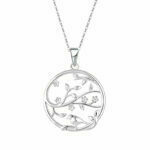 Necklace Tree of Life silver chain pendant necklace for women pendants beautiful gift for girls and woman necklace – Bild 4