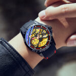 Men's Sport Racing Automatic Luxury Quick Release Silicone Band Wristwatch – Bild 5