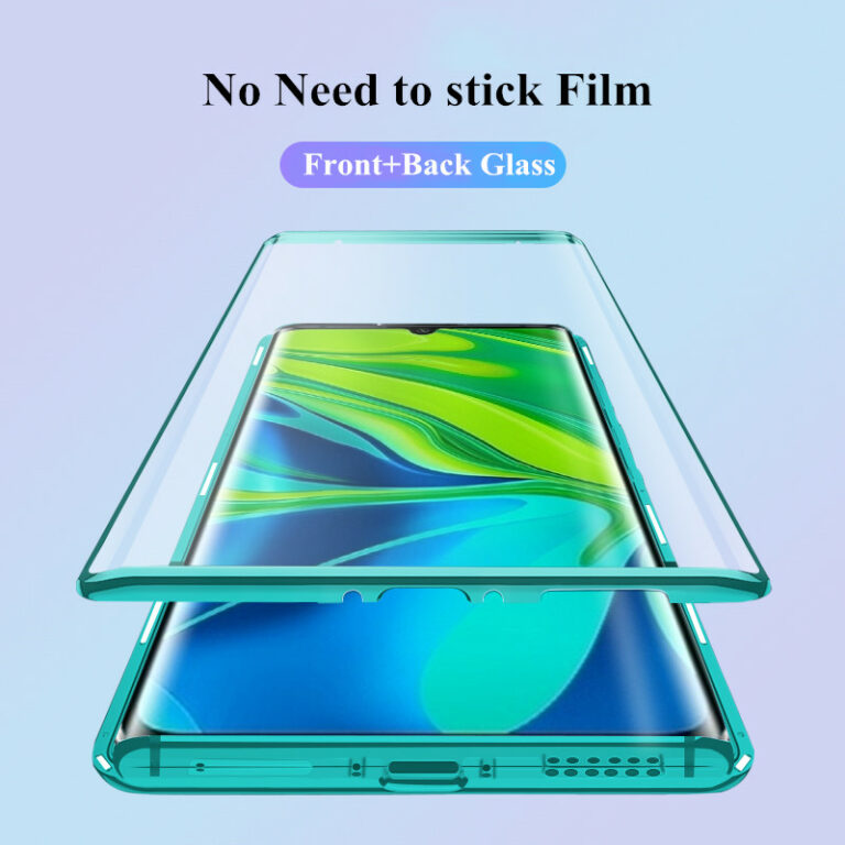 360 Shockproof Cover For OPPO A74 Metal Bumper Magnetic Flip Case For Oppo A74 5G Magnet Glass Cases Coque Oppo A 74 Funda Shell – Bild 3