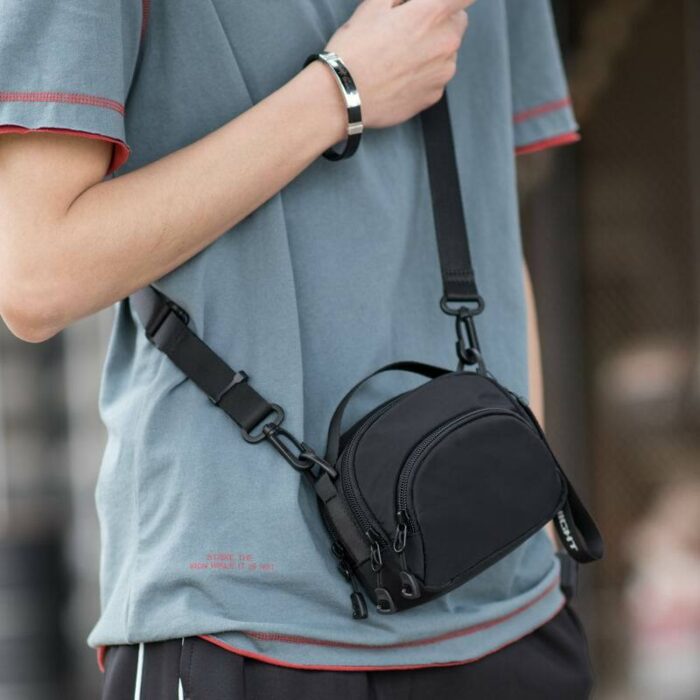 Men's Purse Shoulder Bag Men Travel Crossbody Bag New Fashion Male Phone Money Belt Small Messenger Bags Handbags Wallet – Bild 5