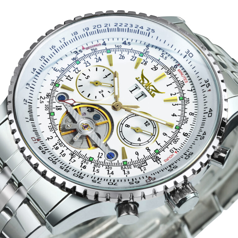 134146682-1.jpg Armbanduhren Herrenuhr Automatische Mechanische Uhr Kalender Multi Funktion – Bild 2