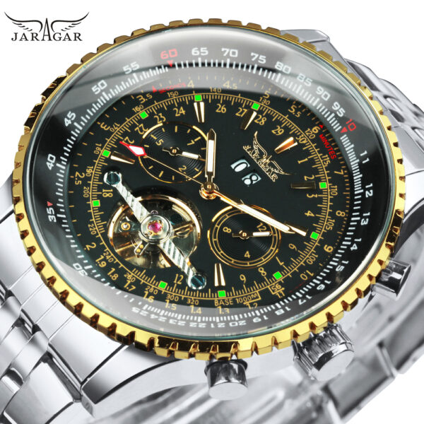 Armbanduhren Herrenuhr Automatische Mechanische Uhr Kalender Multi Funktion