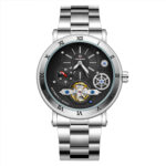 Forsining Herren Uhren Armbanduhr Automatische mechanische Uhr Selbstaufzug Fashion Casual – Bild 3