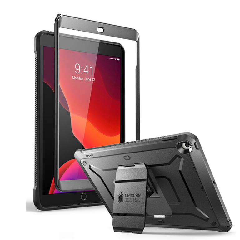 865412376-1.png Schutzhülle Cover + Kickstand für iPad 10.2 (2021/2020/2019) mit Integrierter Schutzschicht – Bild 1