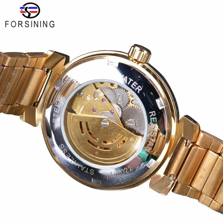 HTB1j_b1jRDH8KJjSszcq6zDTFXae.jpg Forsining Goldene Edelstahl Herrenuhr Automatische Skelett Armbanduhr Uhr – Bild 4