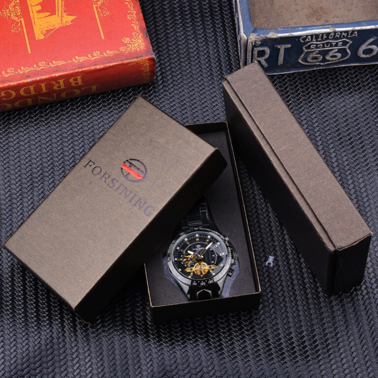 Herrenuhr Automatikuhr Automatische Mechanische Uhr Edelstahl Luxus Business – Bild 6