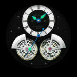 Stilvolle Männeruhr mit Doppelpendel-Mechanismus und automatischem Uhrwerk – Bild 4