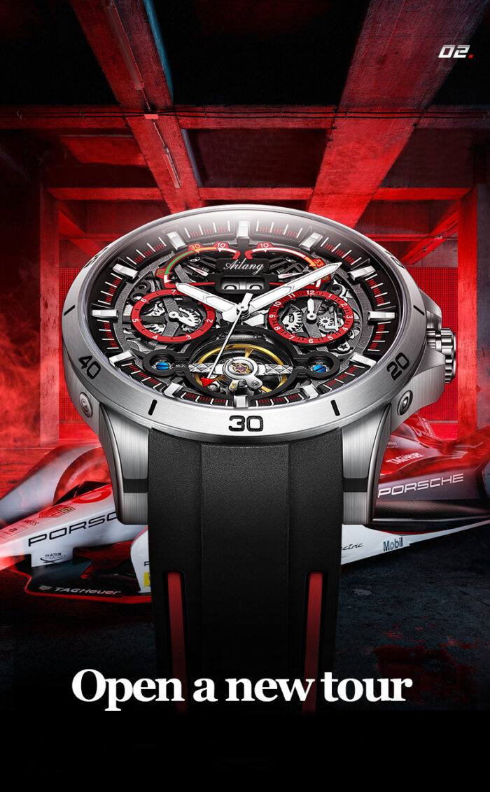 Modedesign Herren Uhr Watch Wasserdichte automatische mechanische Uhren roter Gummigurt für Männer – Bild 4