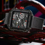 Luxus Männer Uhr Fashion Hollow Full Automatic Uhren Männer Silikonband wasserdichte Armbanduhruhr – Bild 4