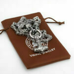 Schädel Halskette Schädel Mode Thors Hammer Edelstahl Anhänger Halskette Accessoires Schmuck Schmuck – Bild 4