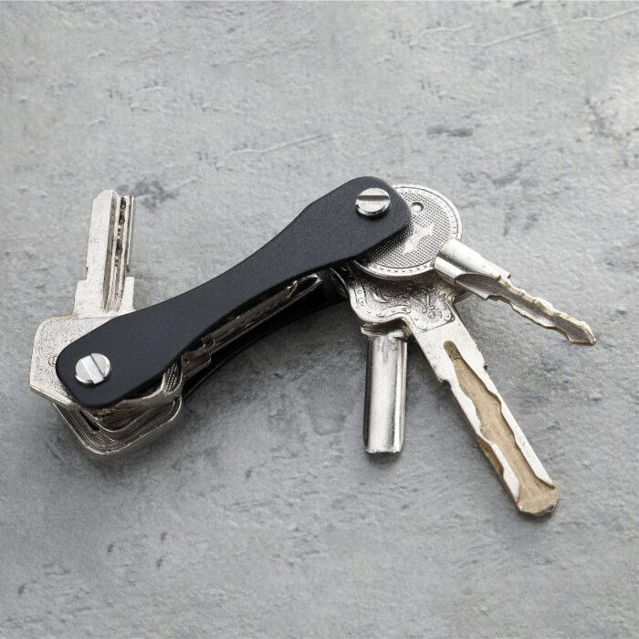 Intelligenter Schlüsselanhänger, Mini-Schlüsselanhänger, kompakter Schlüssel, dekorativer Halter, Clip, Heimaufbewahrung, Metall-Schlüsselclip, Aluminium-Organizer, Schlüsselanhänger, Outdoor – Bild 6