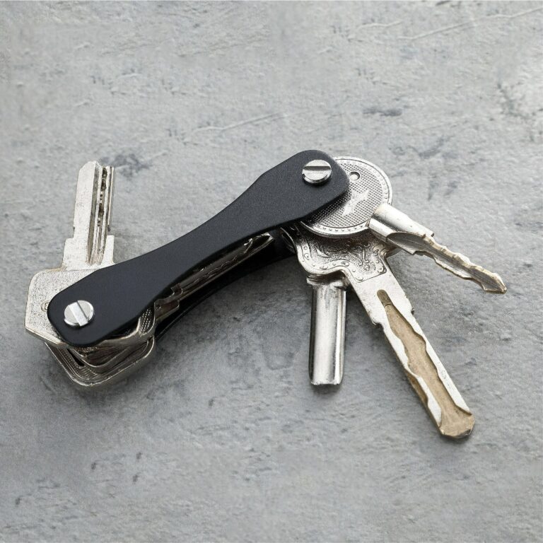 Intelligenter Schlüsselanhänger, Mini-Schlüsselanhänger, kompakter Schlüssel, dekorativer Halter, Clip, Heimaufbewahrung, Metall-Schlüsselclip, Aluminium-Organizer, Schlüsselanhänger, Outdoor – Bild 6