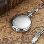 Mechanische Handaufzug Taschenuhr Männer Retro Vintage Anhänger Spezielle Skeleton Design Uhr Uhren – Bild 4