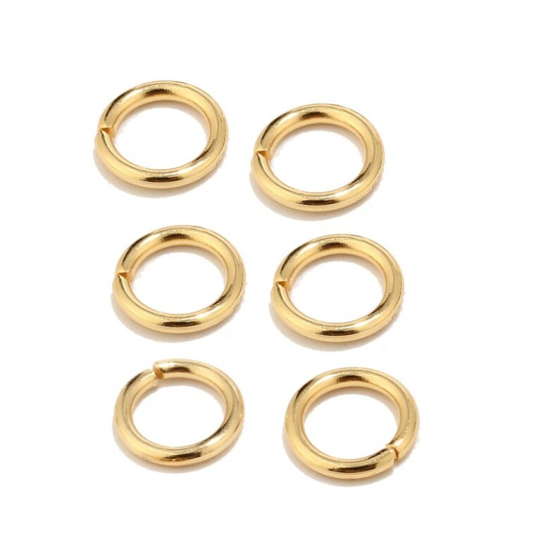 HTB1shsMPFzqK1RjSZFCq6zbxVXaB.jpg 100 St. Edelstahl Ringe Verschlüsse Schmuck Herstellung Halskette Ohrring Gold – Bild 1
