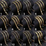 Gold Halskette Kette für Männer Frauen Halsketten Königskette Edelstahl – Bild 2