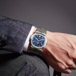 Mechanische Automatik Armbanduhr mit Kristallen besetzt und Mondphasenanzeige – Bild 5