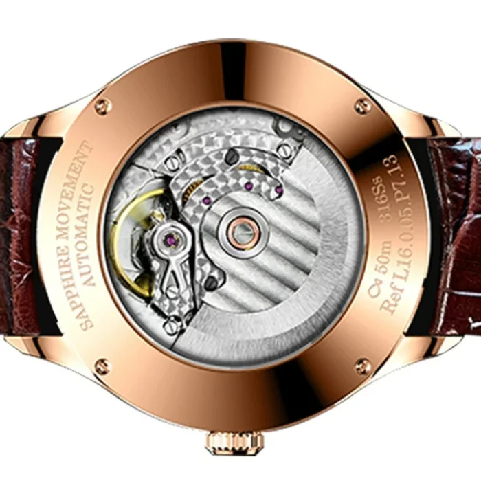 LOBINNI Luxury Men Dress Watch Seagull ST2130 Sunray Dial Classic Business Automatic Mechanical Sapphire – Bild 5