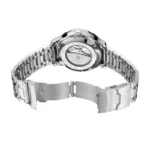 Mechanische Uhr Herren Automatik Schwarz Mode Skelett Stahl Uhren für Herren Klassische Uhren – Bild 6