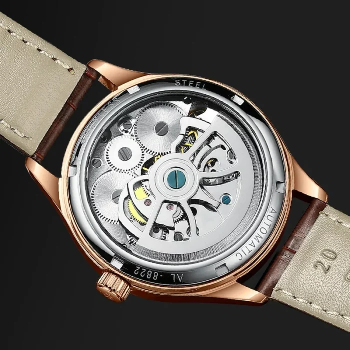 Herrenuhr Doppelschwungrad Automatische Mechanische Uhr Mode Freizeit Business Luxusuhr – Bild 5