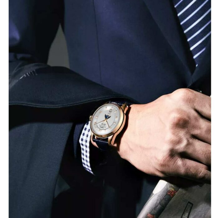 917323038-1.jpg Automatikuhr Herrenuhr Leuchtindizes Datum-, Tages-, Monat-, Mondphasenanzeige – Bild 2