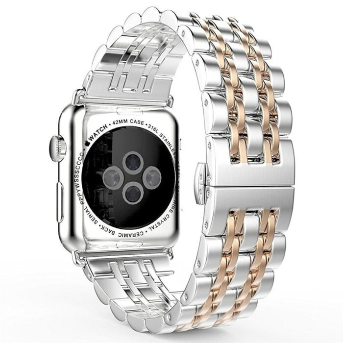 Strap For Apple Watch band 45mm/41mm 44mm 40mm 42mm/38mm Stainless Steel matel bracelet watchband iwatch series 5 4 3 se 6 7 – Bild 6