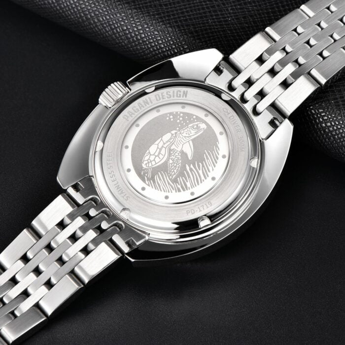 PAGANI DESIGN: Neue mechanische Herrenuhr aus Saphir und 316L Edelstahl - 30 bar wasserdicht – Bild 4