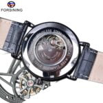 Forsining Luxus Skelett Automatikuhr mit Transparentem Gehäuse & Echtlederband – Bild 4