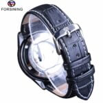 Forsining Luxus Skelett Automatikuhr mit Transparentem Gehäuse & Echtlederband – Bild 5