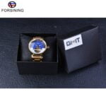 Luxuriöse Forsining Ocean-Uhren mit goldenem Zifferblatt, Skeleton-Anzeige und Edelstahlgehäuse – Bild 6