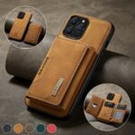 Hülle für iPhone mit Magnet und Kartenfach abnehmbar 2in1 Handycase Wallet Standfunktion