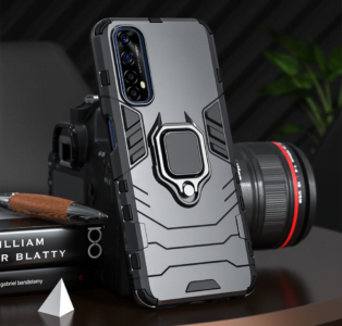 Schutz gegen Stürze und Erschütterungen: Armor-Case für Realme-Modelle Realme 7, 7i, 7 Pro, X7 Pro, 6i, 6 Pro, V5 und X2