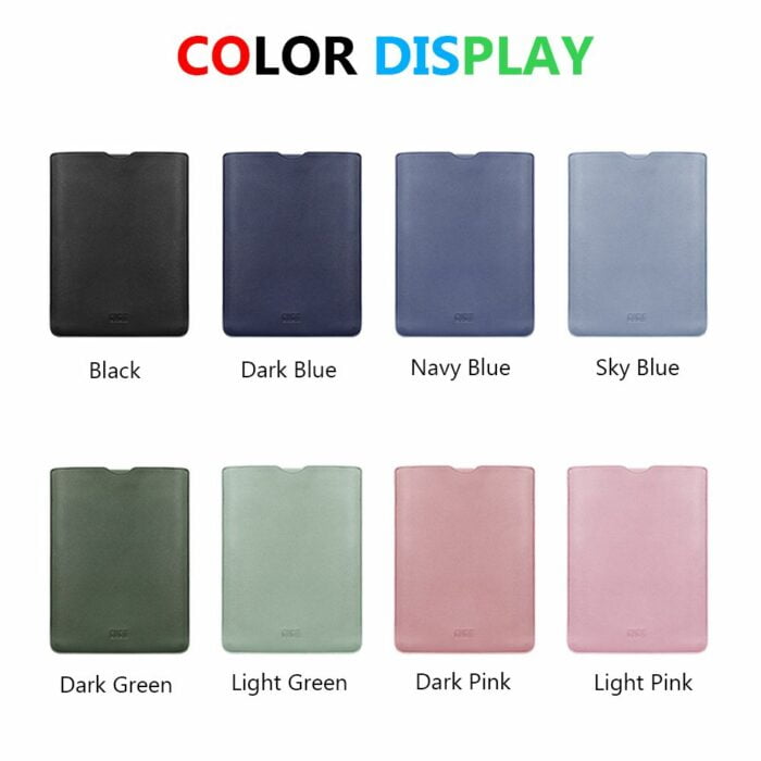 13 15 inch Soft PU Leather Laptop Sleeve For Macbook Air Pro Laptop Bag 13.3 Notebook Tablet Case For HP Dell Lenovo MacBook – Bild 6